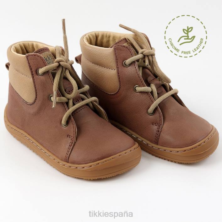 Tikki niños botas descalzas escarabajo caramelo calzado 0PTB183