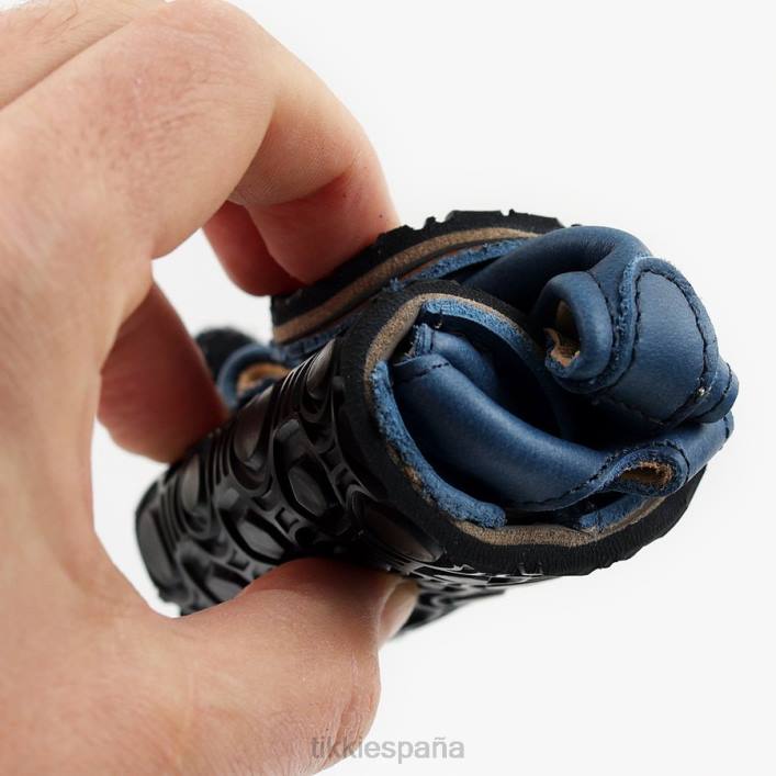 Tikki niños cuero aranya azul calzado 0PTB70