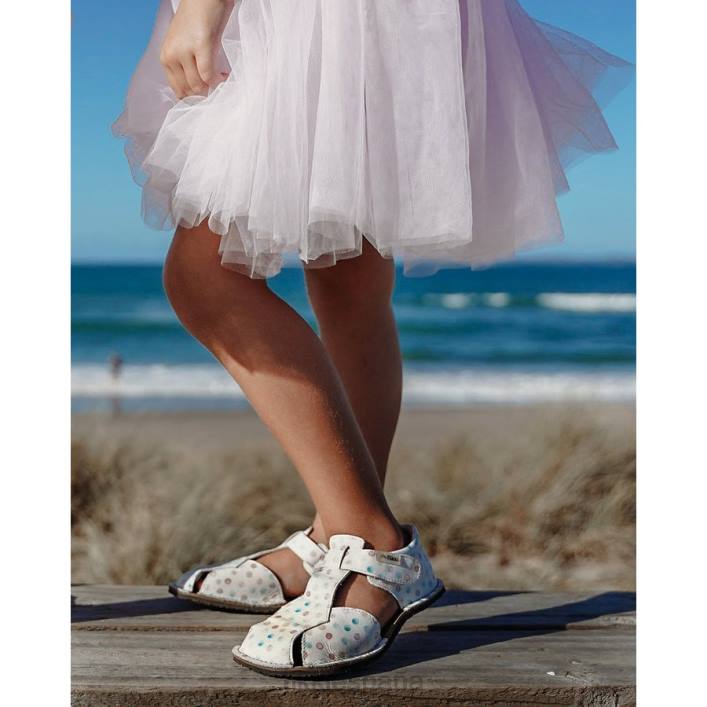 Tikki niños cuero mariposa papel picado calzado 0PTB81