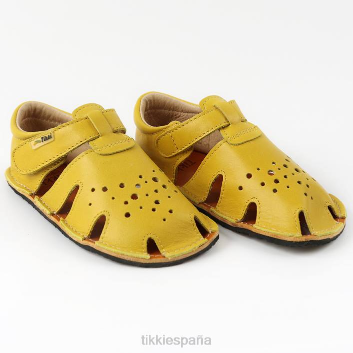 Tikki niños sandalias descalzas aranya amarillo calzado 0PTB55