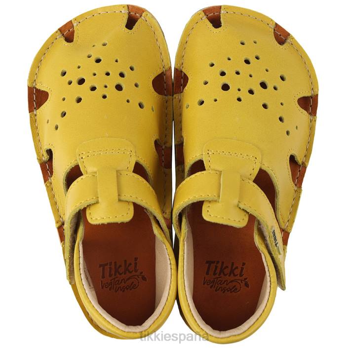 Tikki niños sandalias descalzas aranya amarillo calzado 0PTB55