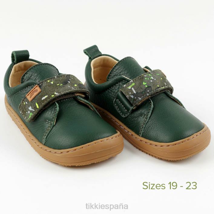 Tikki niños zapatos descalzos arlequín pepinillo calzado 0PTB106