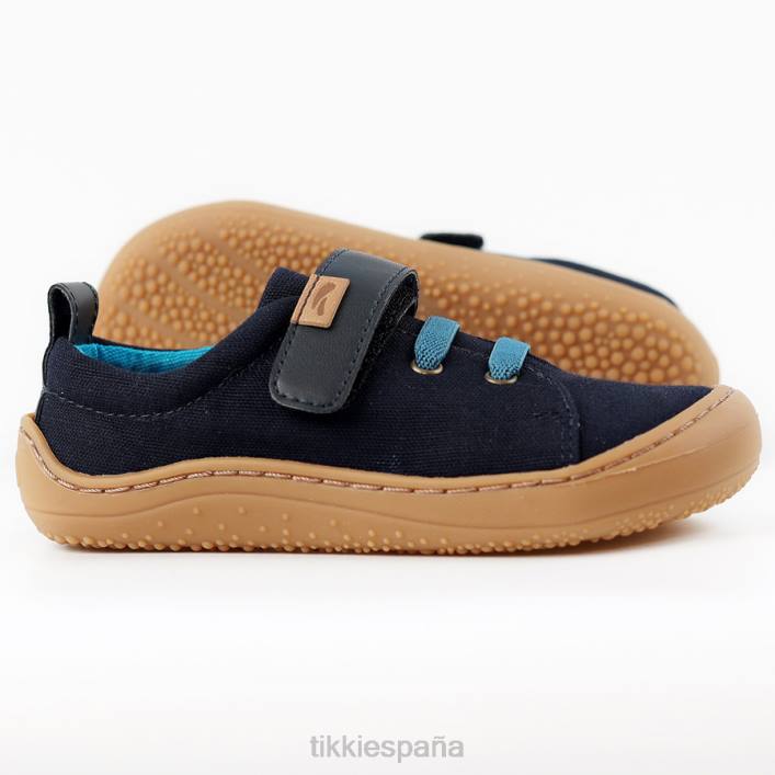 Tikki niños zapatos veganos arlequín azul profundo calzado 0PTB119
