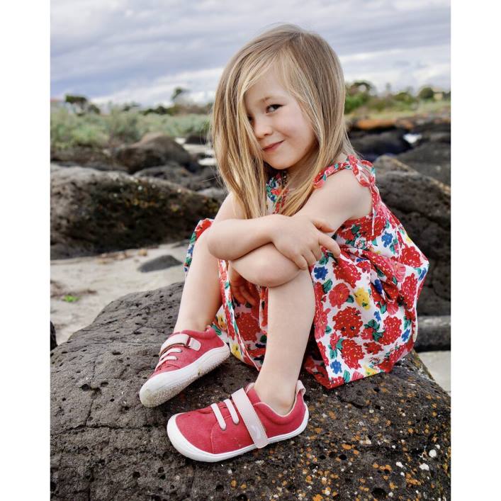 Tikki niños zapatos veganos arlequín escarlata calzado 0PTB155