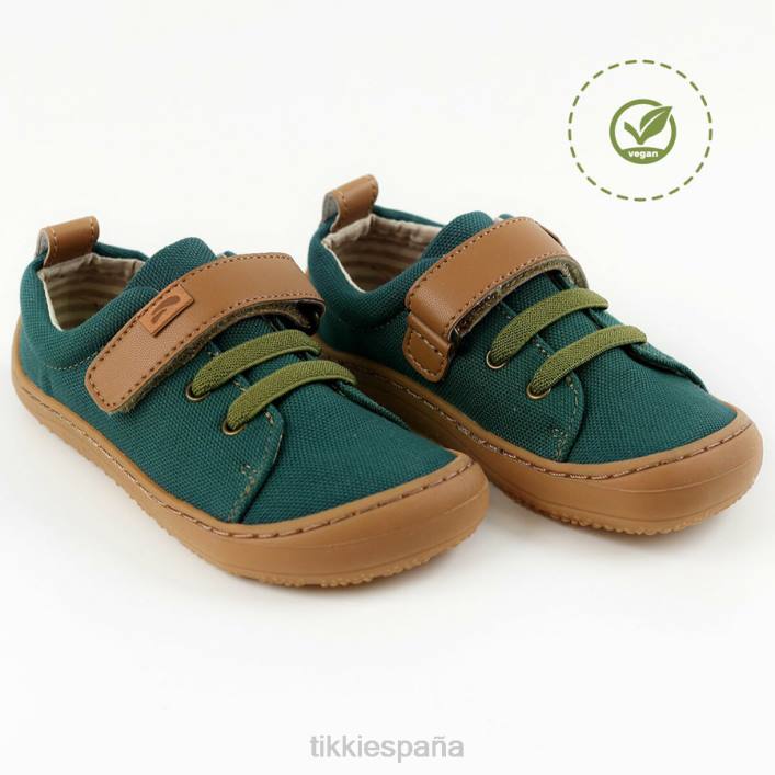 Tikki niños zapatos veganos arlequín verde calzado 0PTB120