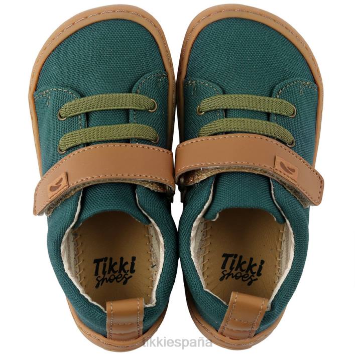 Tikki niños zapatos veganos arlequín verde calzado 0PTB120