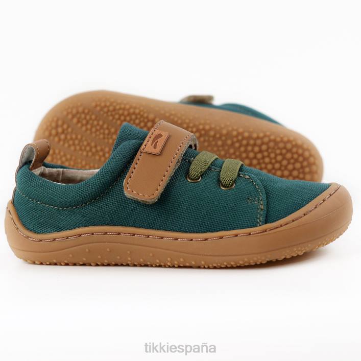 Tikki niños zapatos veganos arlequín verde calzado 0PTB120